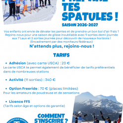 INSCRIPTIONS 2026 - 2027